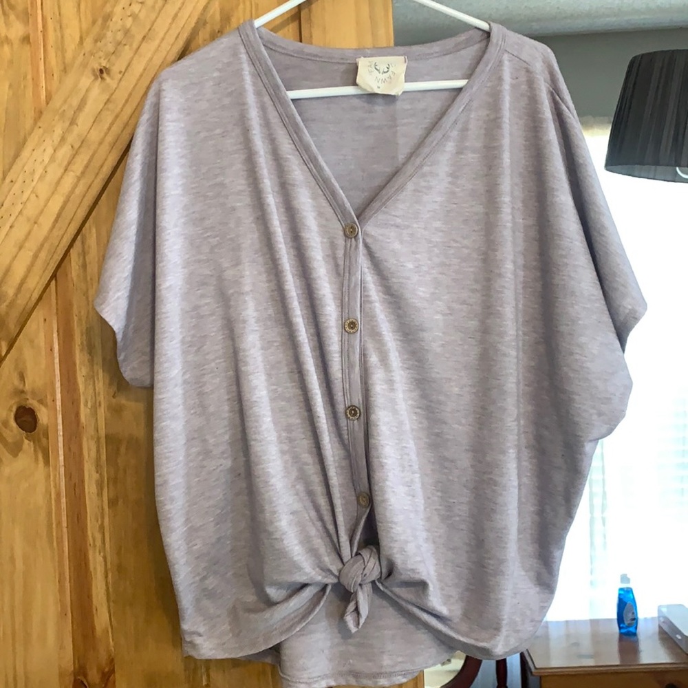Oversized Lavender Shirt